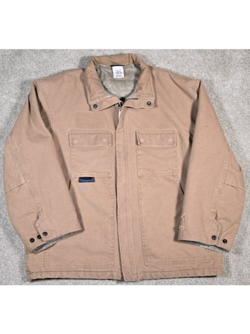 Workrite Benchmark 520BAN-12BR Gold Standard FR Jacket Coat USA Made Men's L